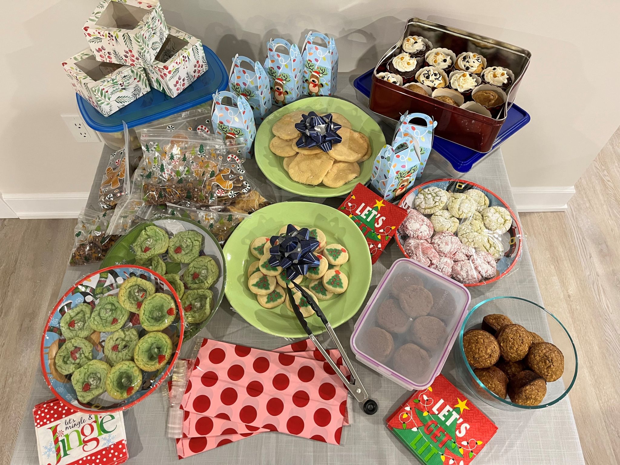 Cookies and other treats for the Bradford bake sale