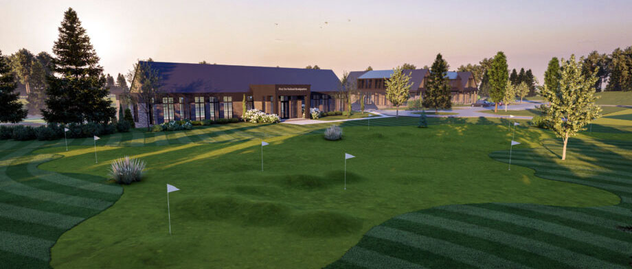Golf Canada community putting green - Rendering
